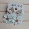 Beautiful Butterfly-Flower Twin Studs - Image 2